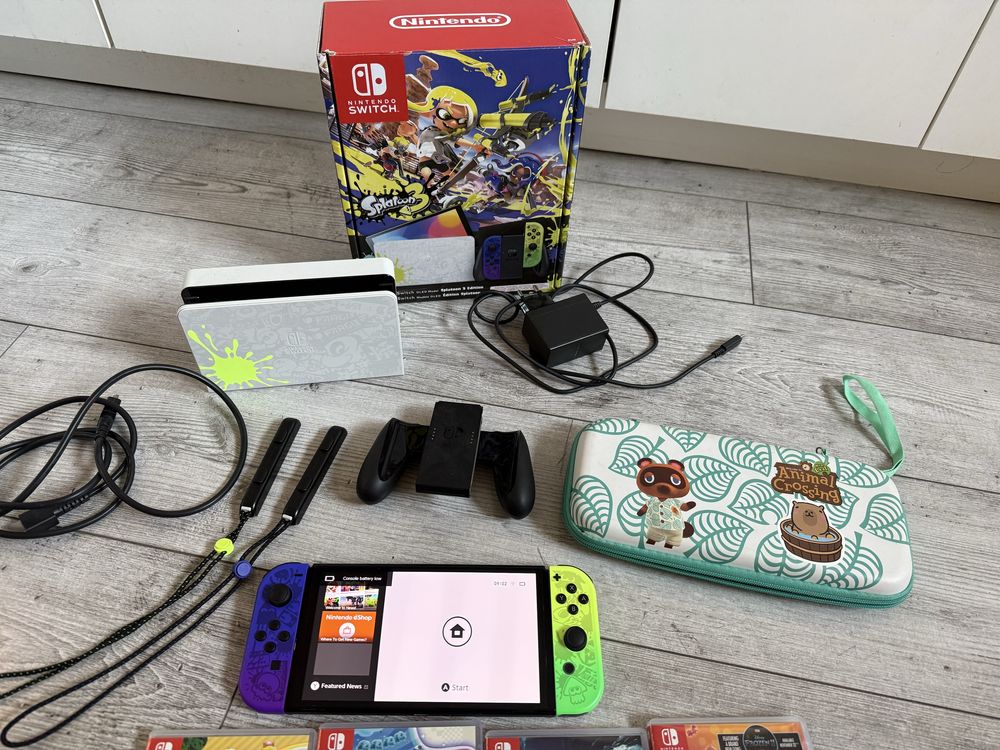 Nintendo switch oled splatoon 3