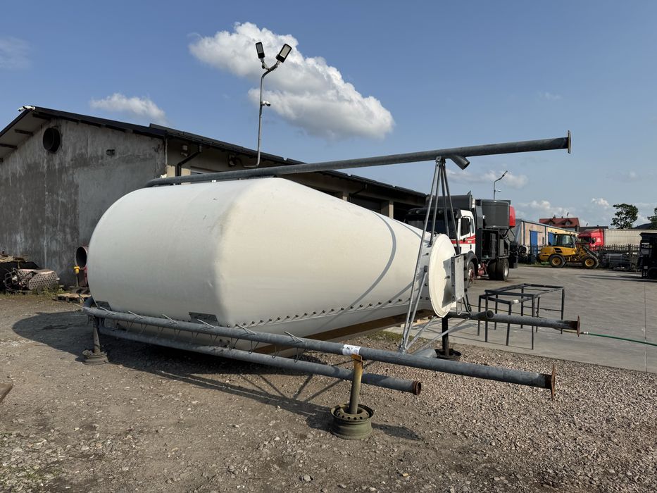 Silos 15 m3 tj. 10 TON ze żmijką lub bez - idealny do paszowozu