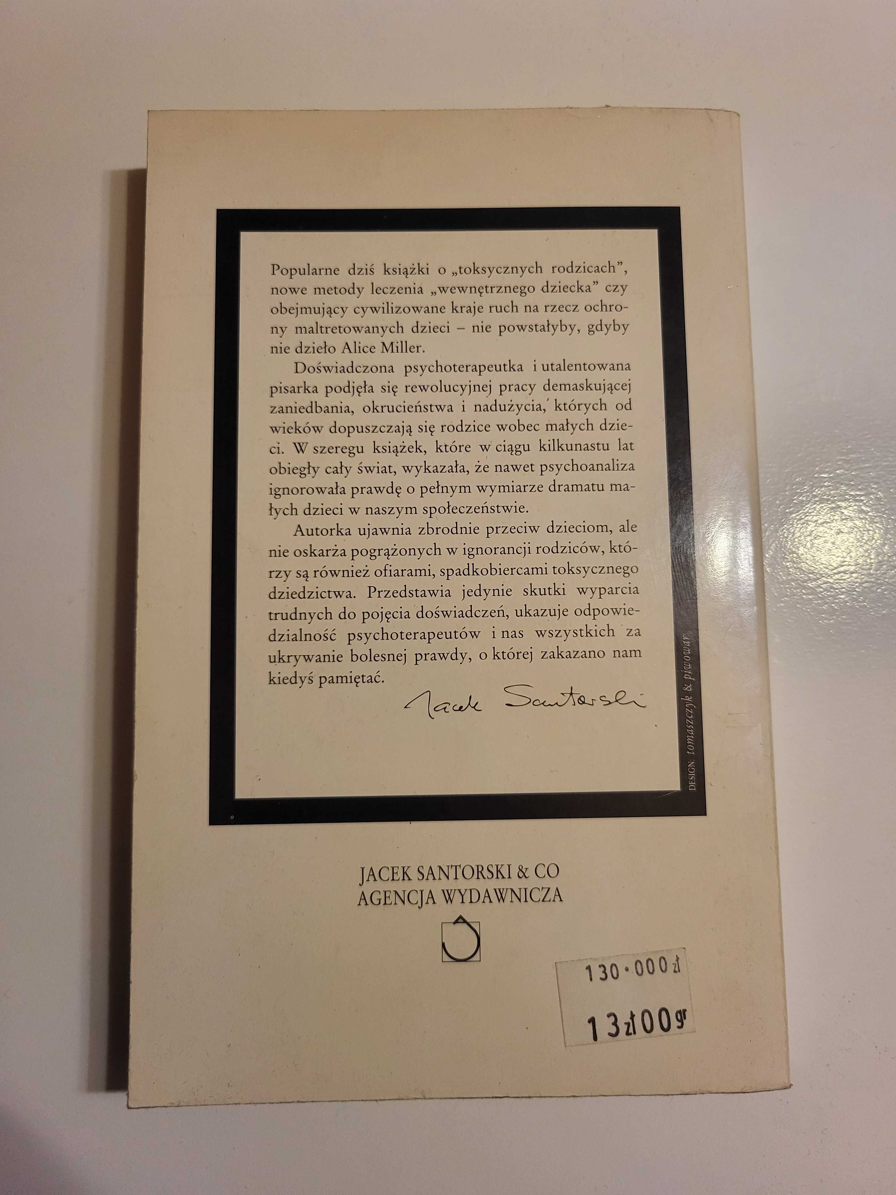 Pamięć Wyzwolona Alice Miller ksiażka