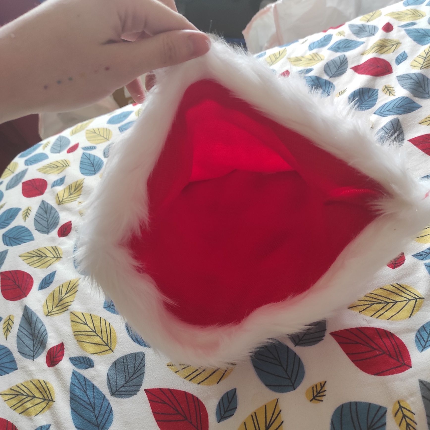 Gorro de Natal Peludo e Fofinho Inverno