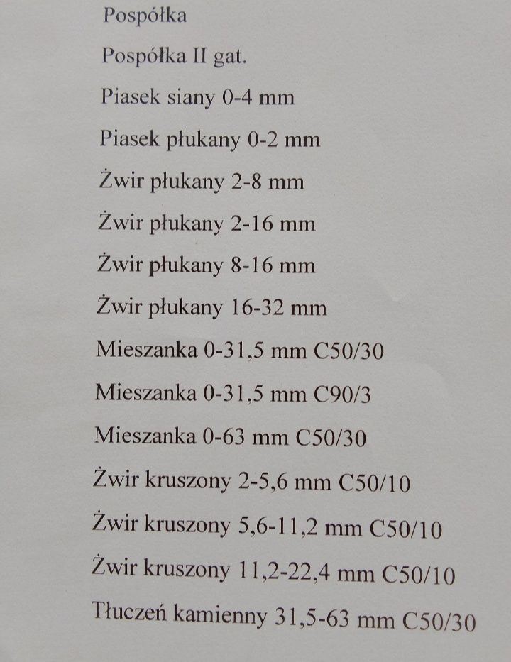Roboty ziemne transport piasku wykopy obsypki budynkow