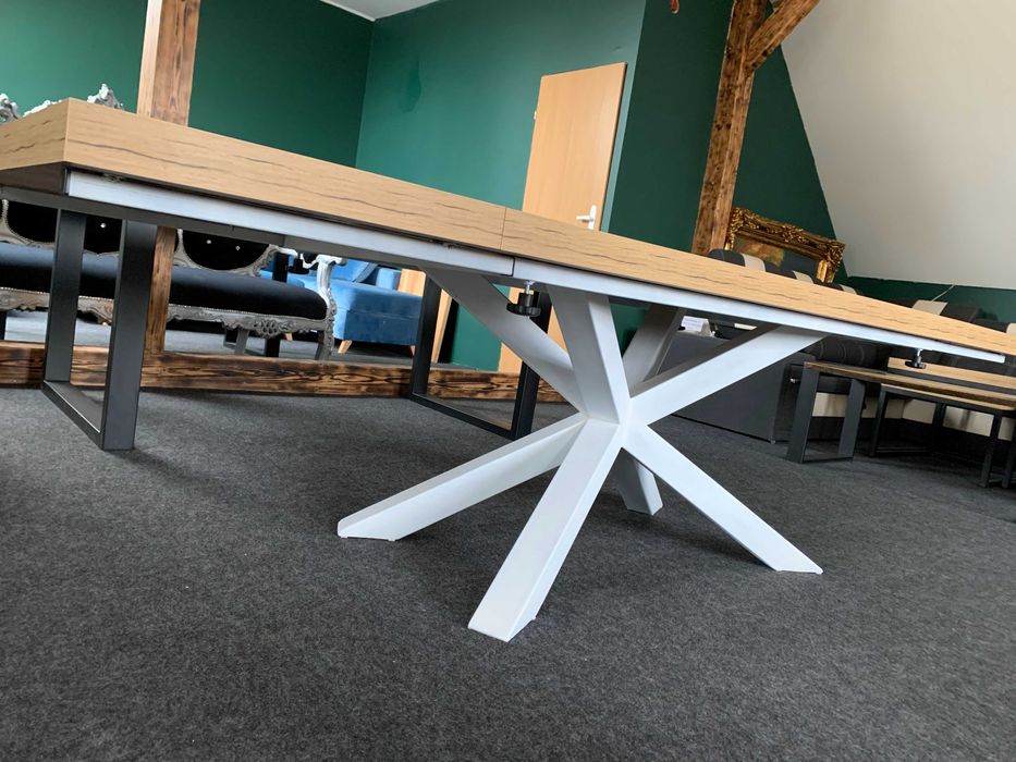 Stół pająk loft 280x90 rozkładany
