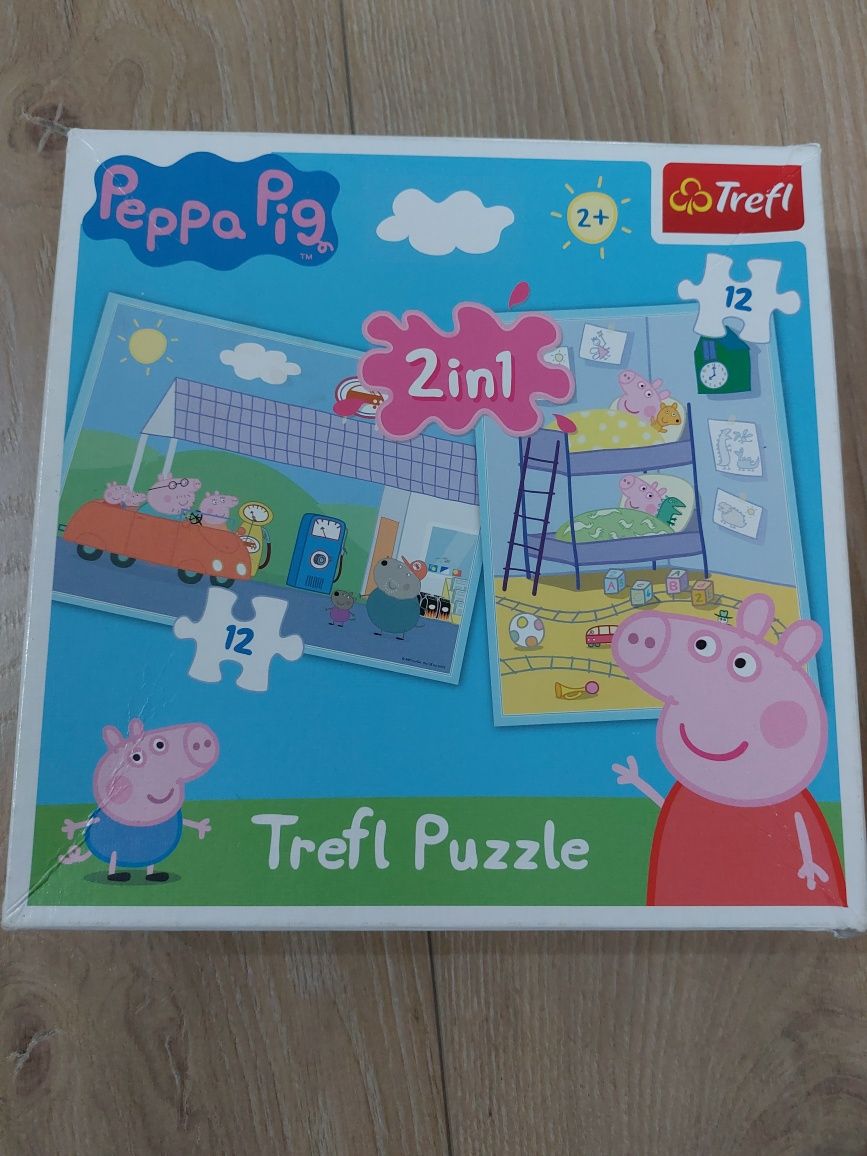 Puzzle Trefl, Peppa Pig, 2 in 1,  wiek 2+