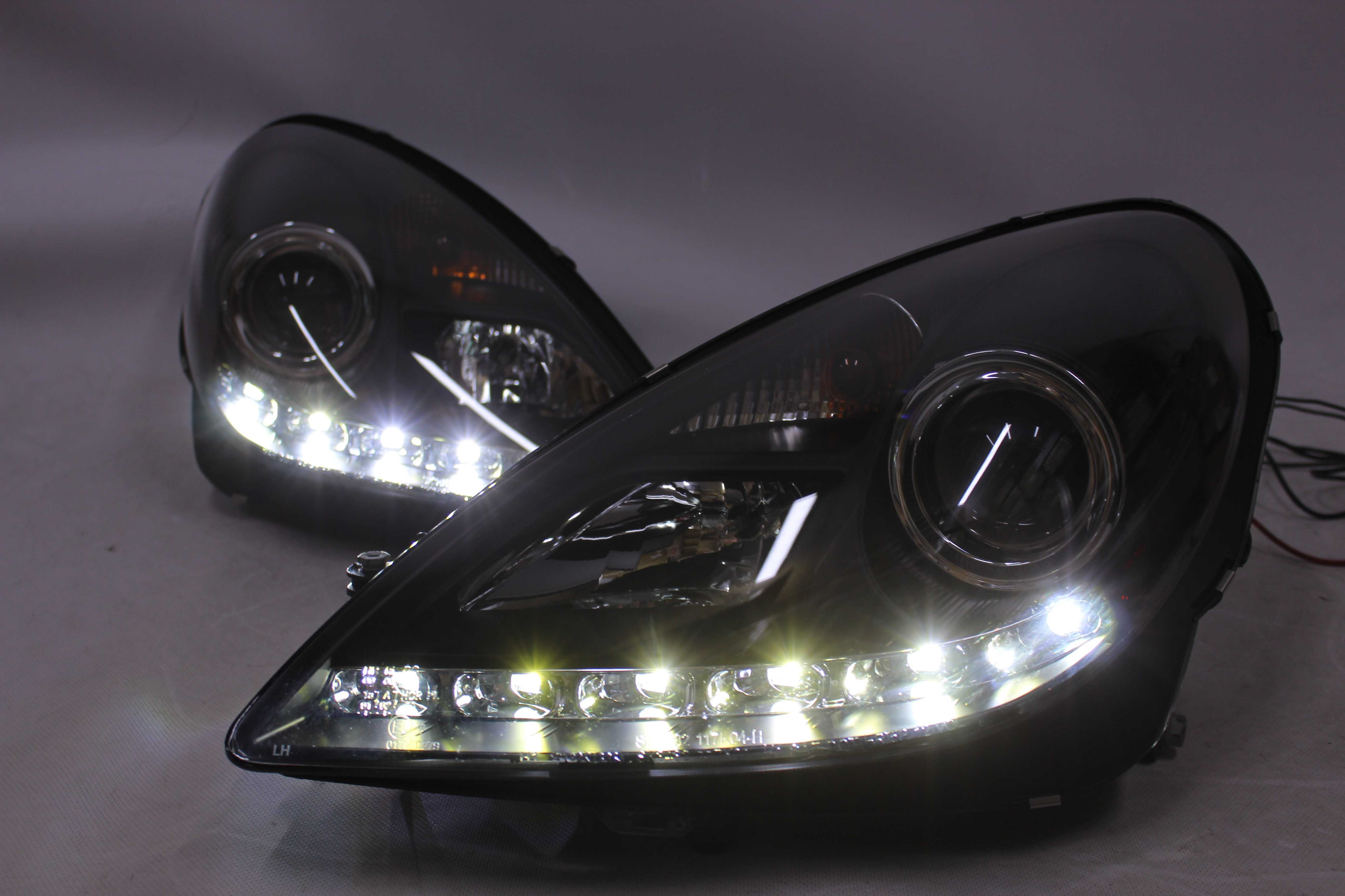 Lampy reflektory przednie przód Mercedes SLK 04-11 R171 H7 LED TUNING