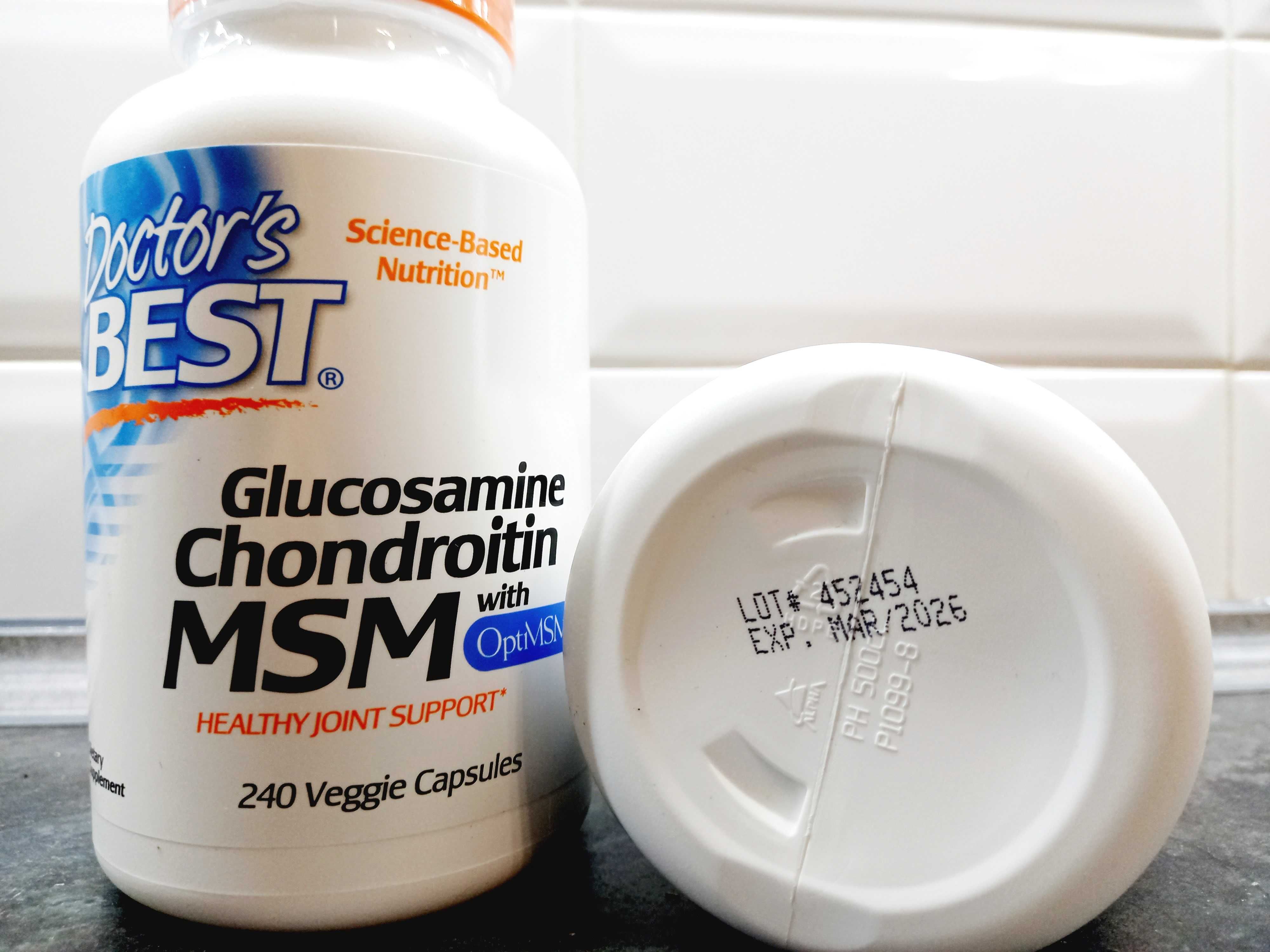 Doctors Best, Glucosamine Chondroitin MSM (240 капс.), глюкозамин