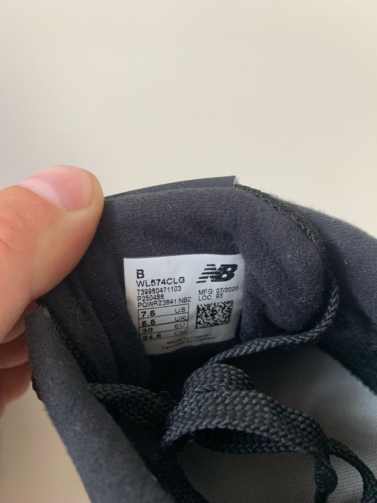 Кросівки new balance 574 розмірр 38 24,5 см