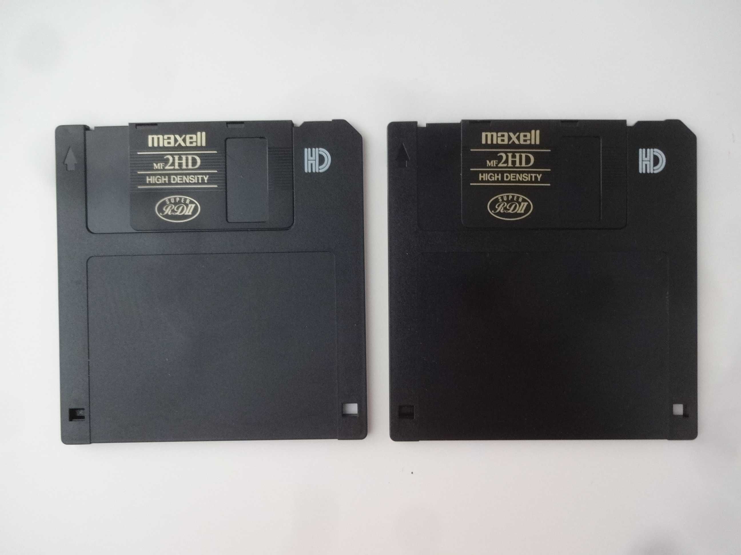 2 Floppy Disk retro vintage Maxwell made in England sprawne