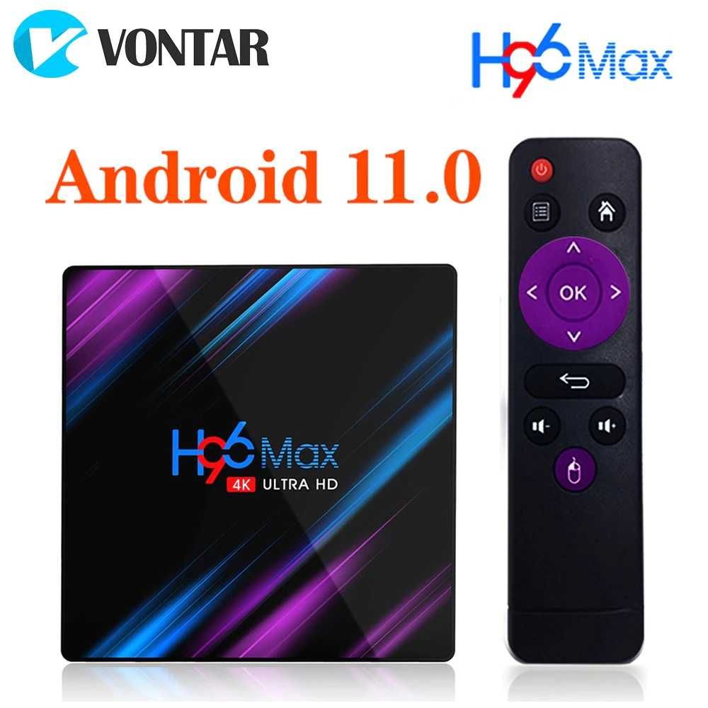 H96 MAX 4G/32/64G Android 9 Смарт ТВ Приставка