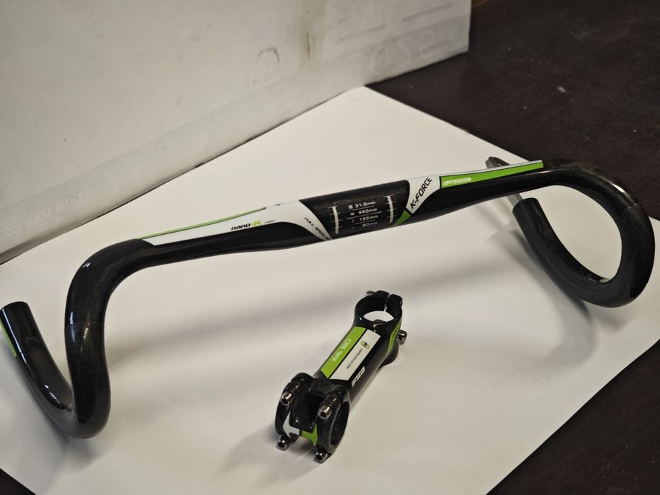 Kierownica z mostkiem carbonowa FSA K-Force nano K