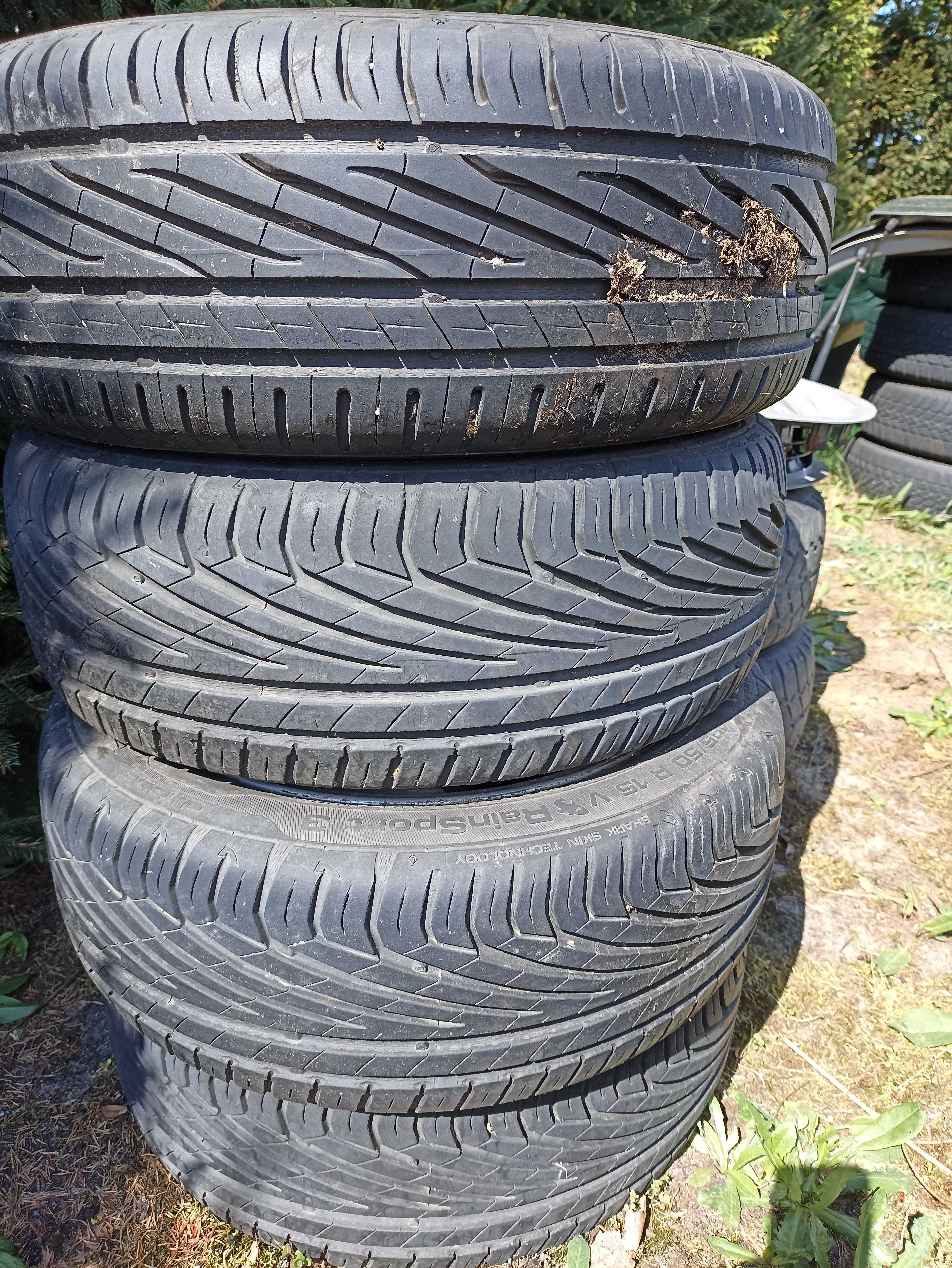 Opony letnie 195/55R15 Rok 2021 6mm UNIROYAL RainSport 5 15cali 2szt