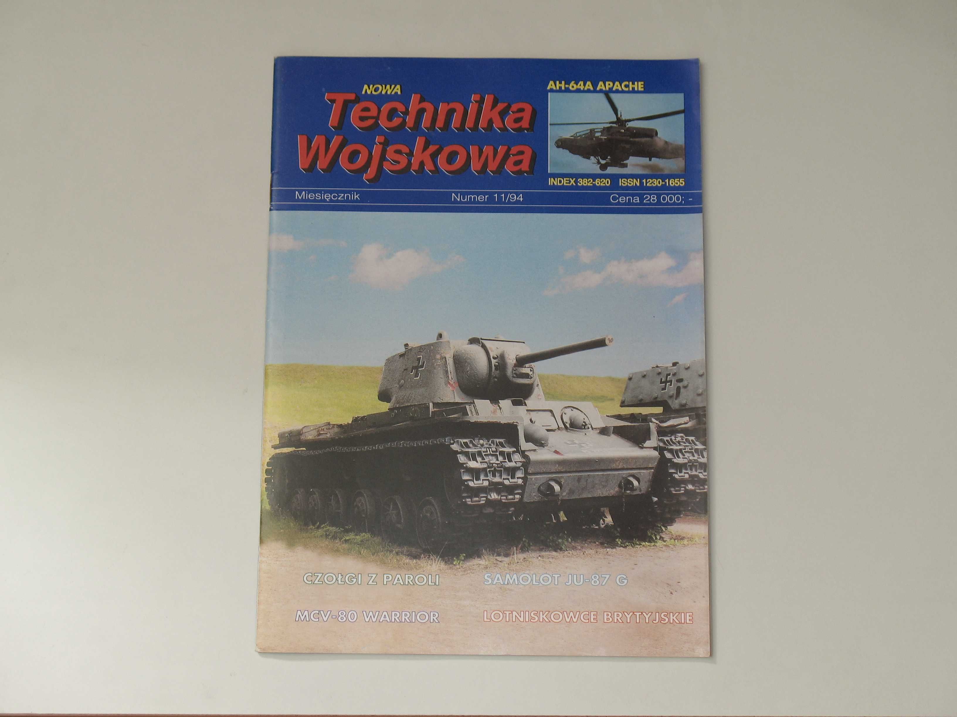 Technika Wojskowa numer 11, rocznik 1994