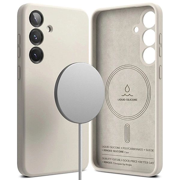 Ringke Silicone Magnetic Magsafe Galaxy S25 Stone