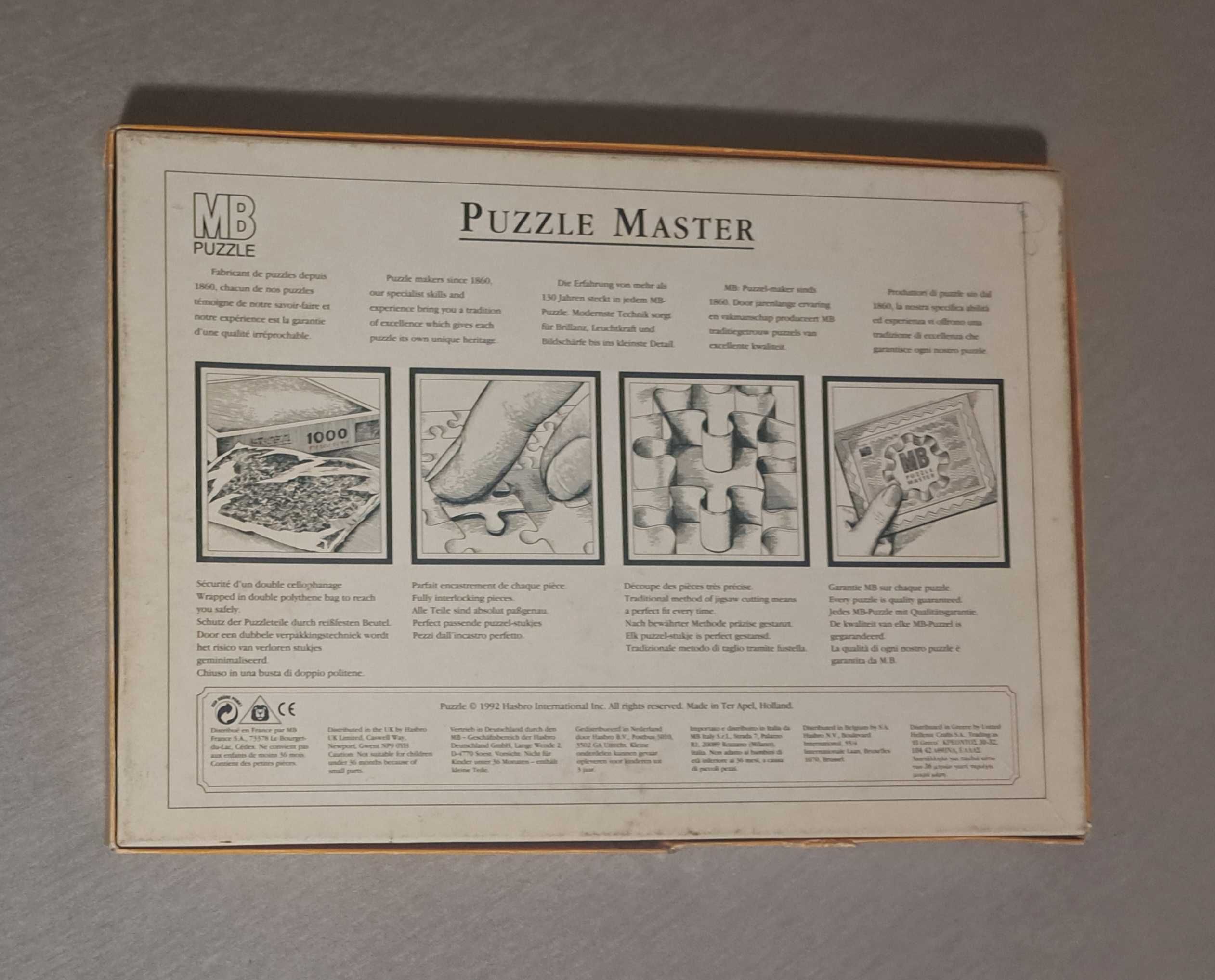 Puzzle Szczeniaki/Psy w koszyku, 500 el. MBpuzzle