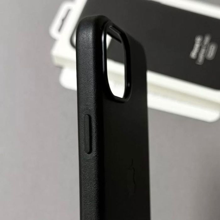 Шкіряний чохол Leather Case для iPhone 15 | Кожаный чехол на Айфон 15