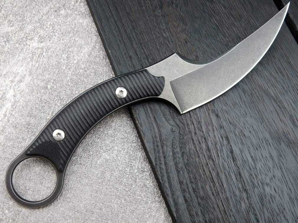 Karambit Nóż Taktyczny FULL-TANG Kabura G10 Bushcraft Pazur EDC ND312