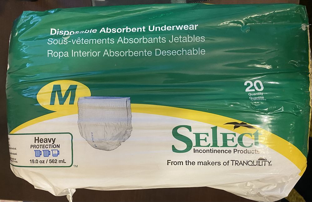 Подгузники для взрослых США Select incontinence Products 20 шт