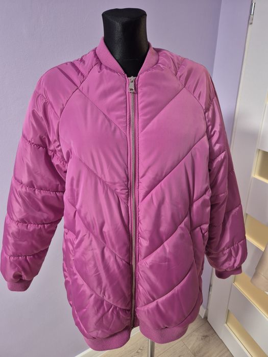 Ciepła pikowana bomberka oversize o nieco dłuższym kroju M 38