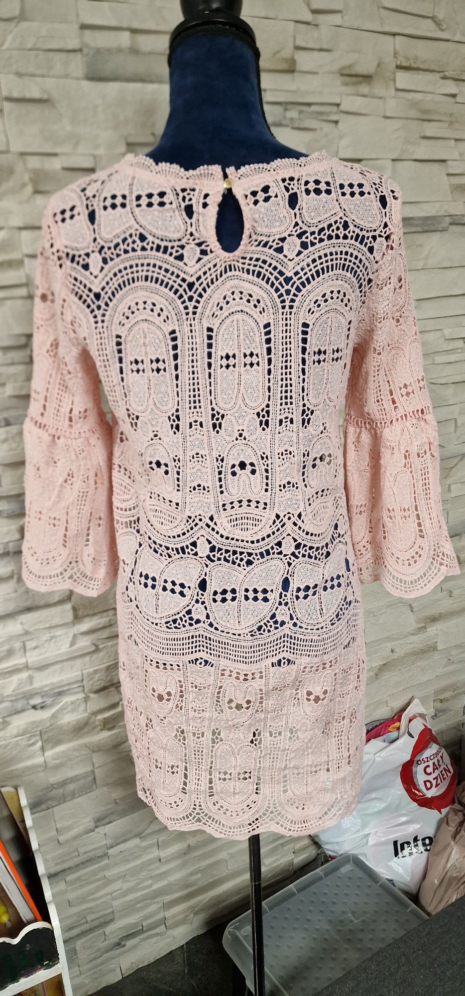 Sukienka/tunika aźurowa