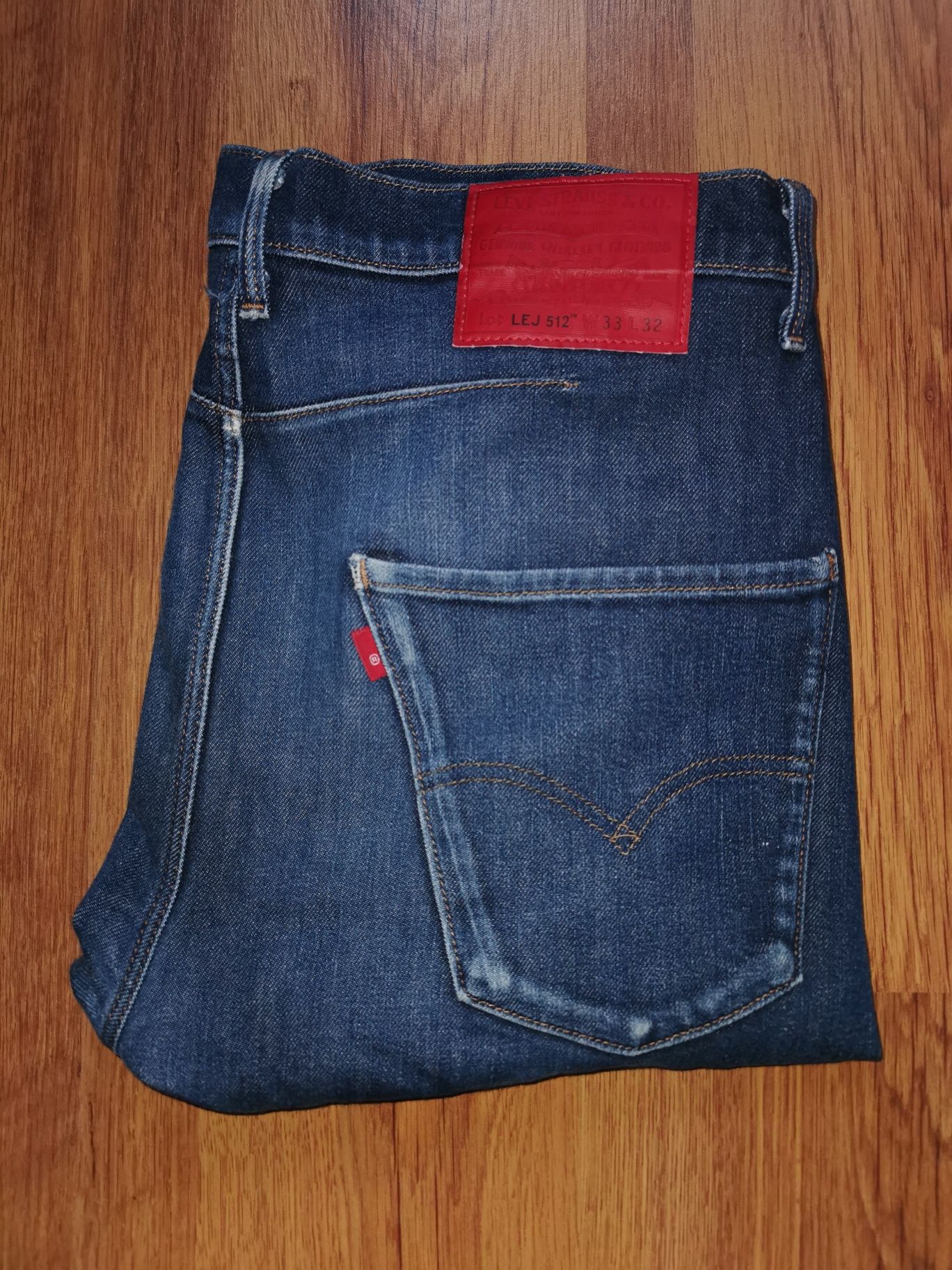 Levi's lot lej 512 W33 L32 engineered spodnie jeansowe jeansy Levis