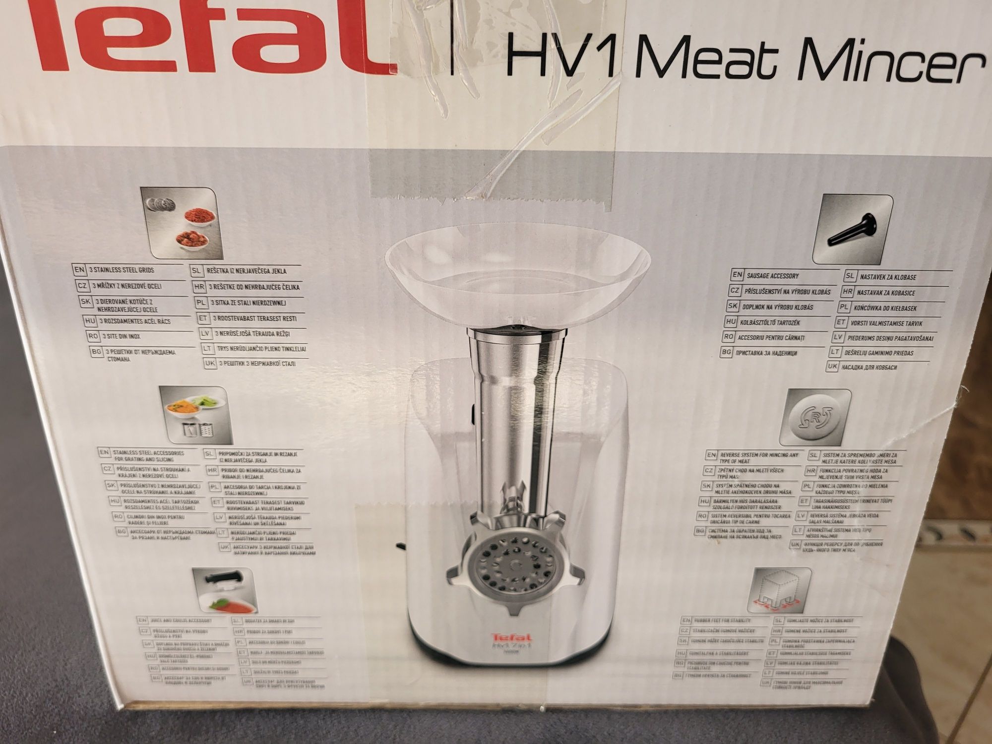 Maszynka do mielenia mięsa TEFAL HV1 7 w 1, 1600W