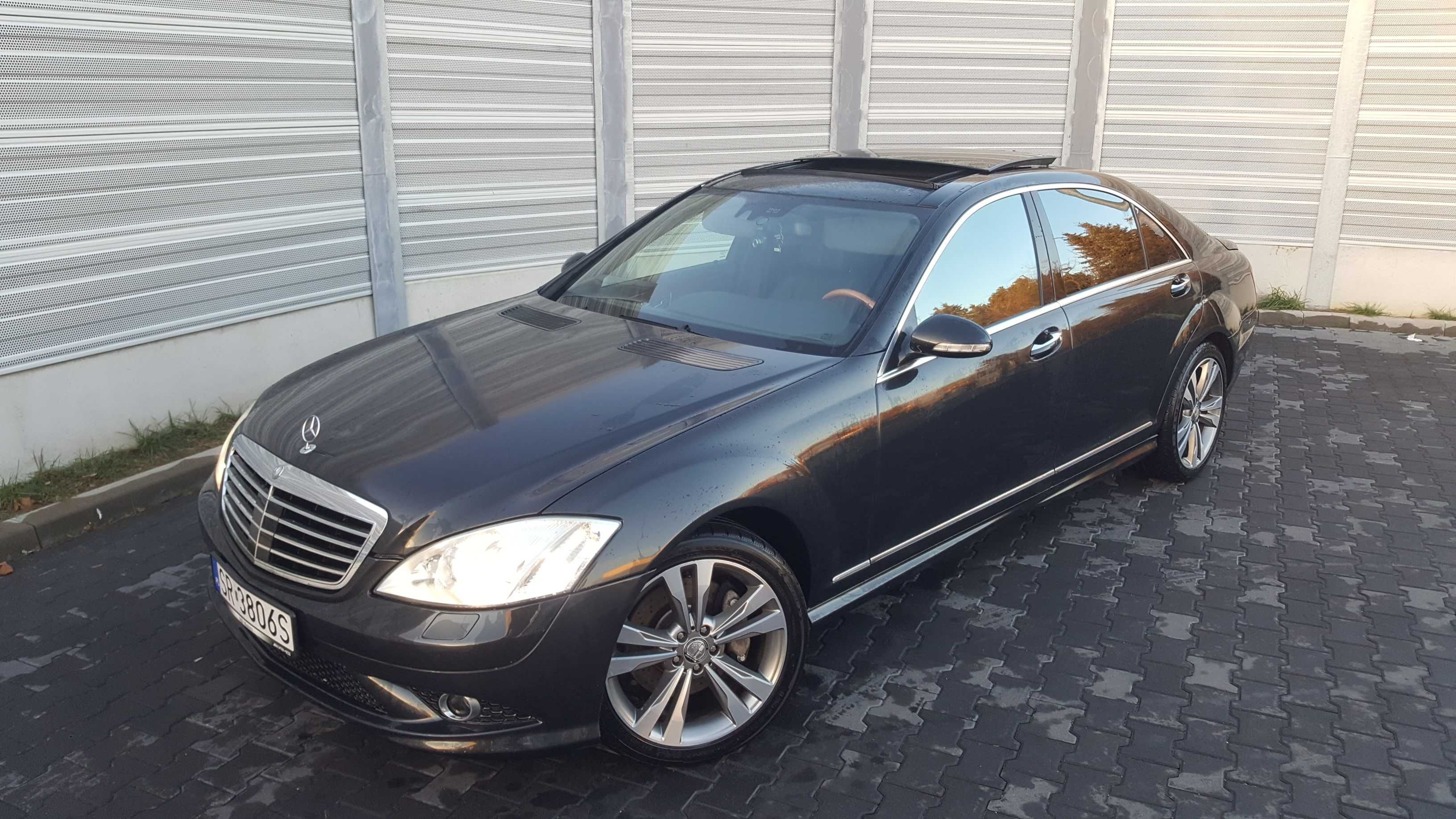 Mercedes S-500 388KM LONG 4-MATIC pakiet AMG, FULL, wydech MEC, Europa