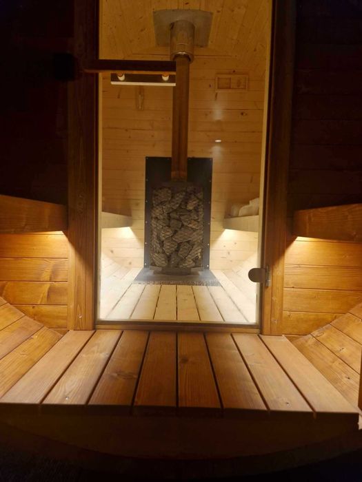 Sauna ogrodowa Beczka PREMIUM M1