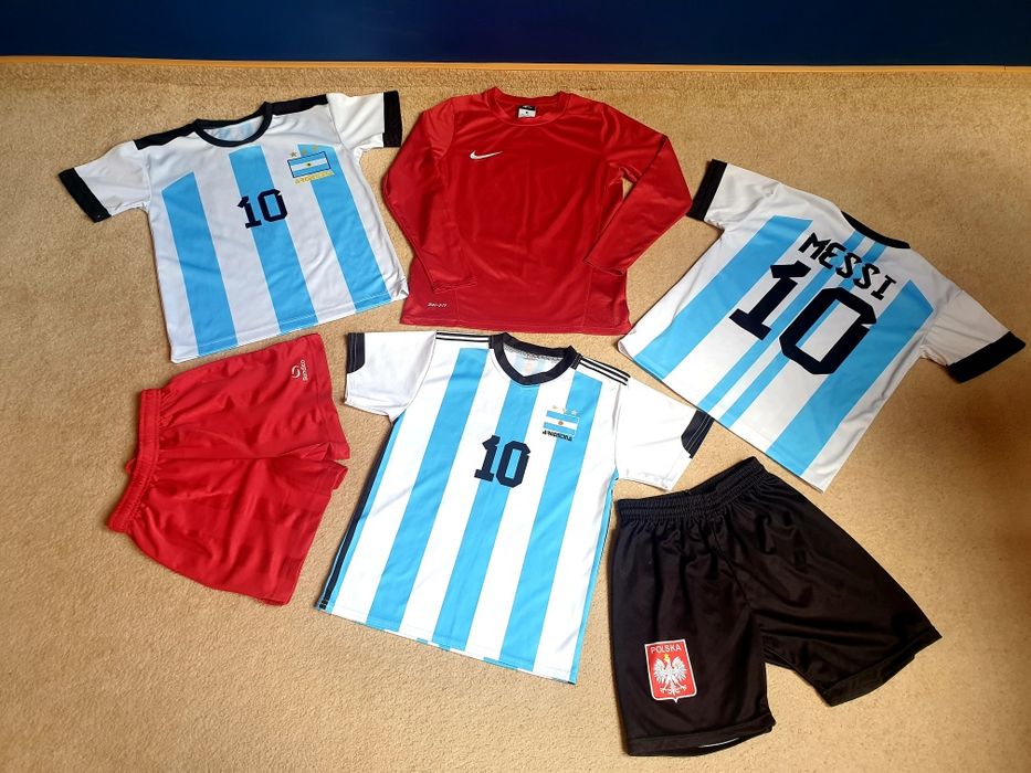 Strój piłkarski nike/ Messi 128/134 -140 cm