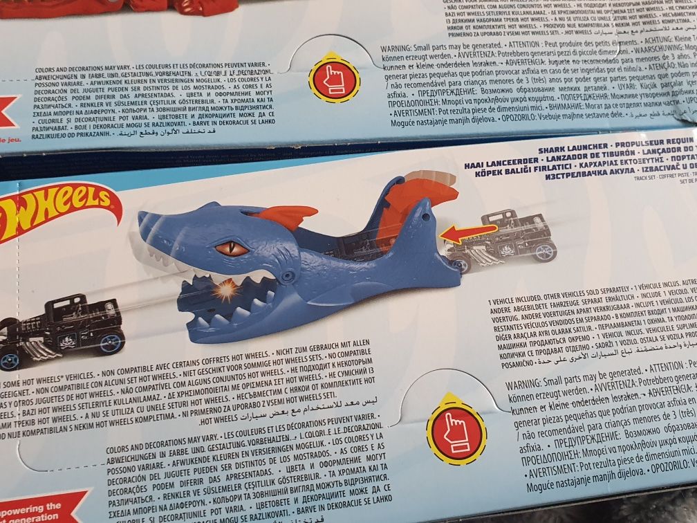 Oferta Dnia okazja 2xSamochodzik Hot wheels z wyrzutnia 2 w cenie 1