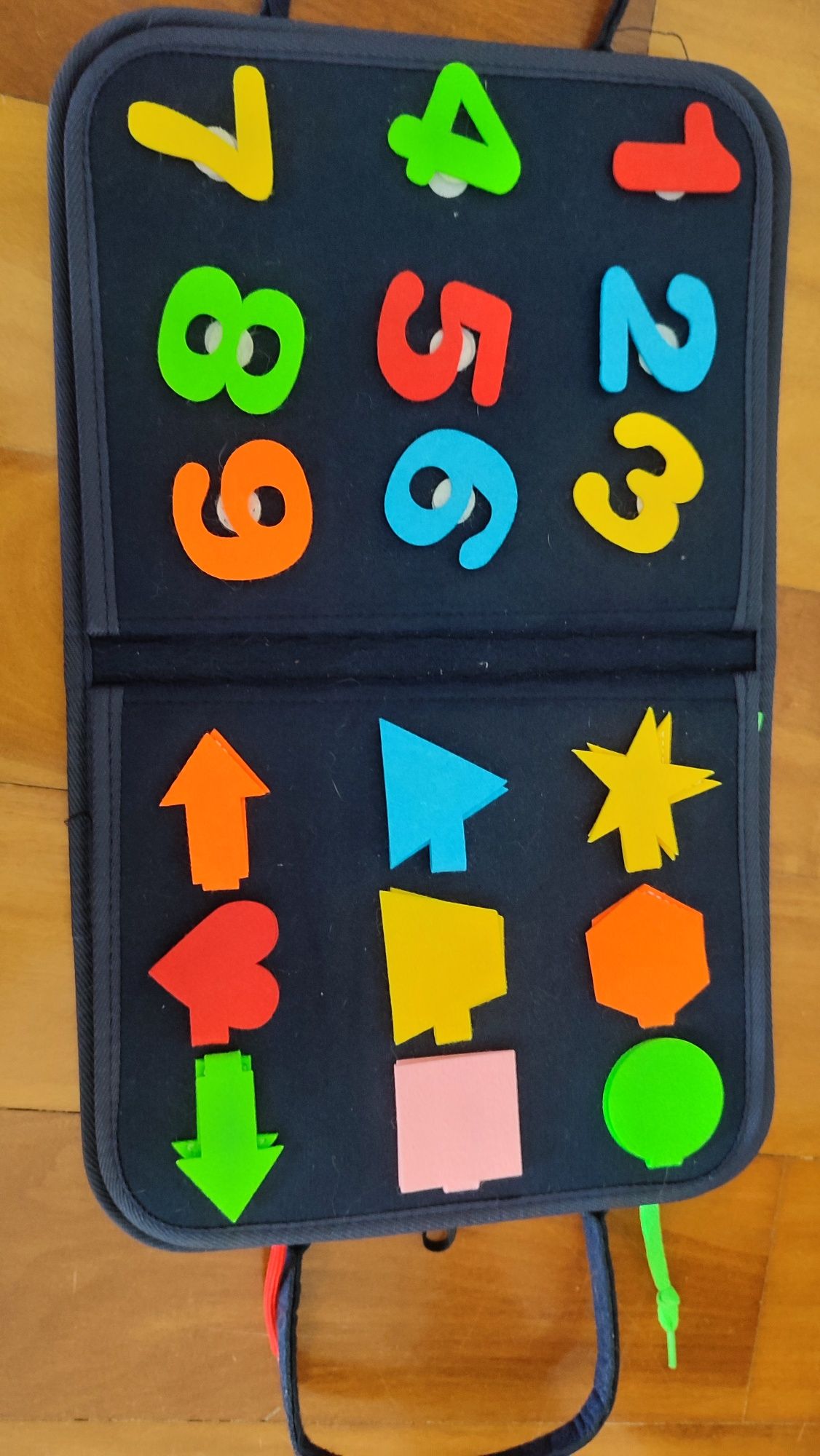 Busy Board Toddler - mala atividades sensoriais Montessori