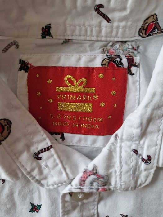 Koszula świąteczna roz. 116