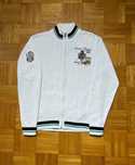 Warkocz Sweter Bluza Camp David zipped biały