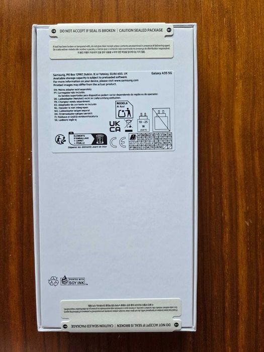 Samsung A35A 256 GB NOVO