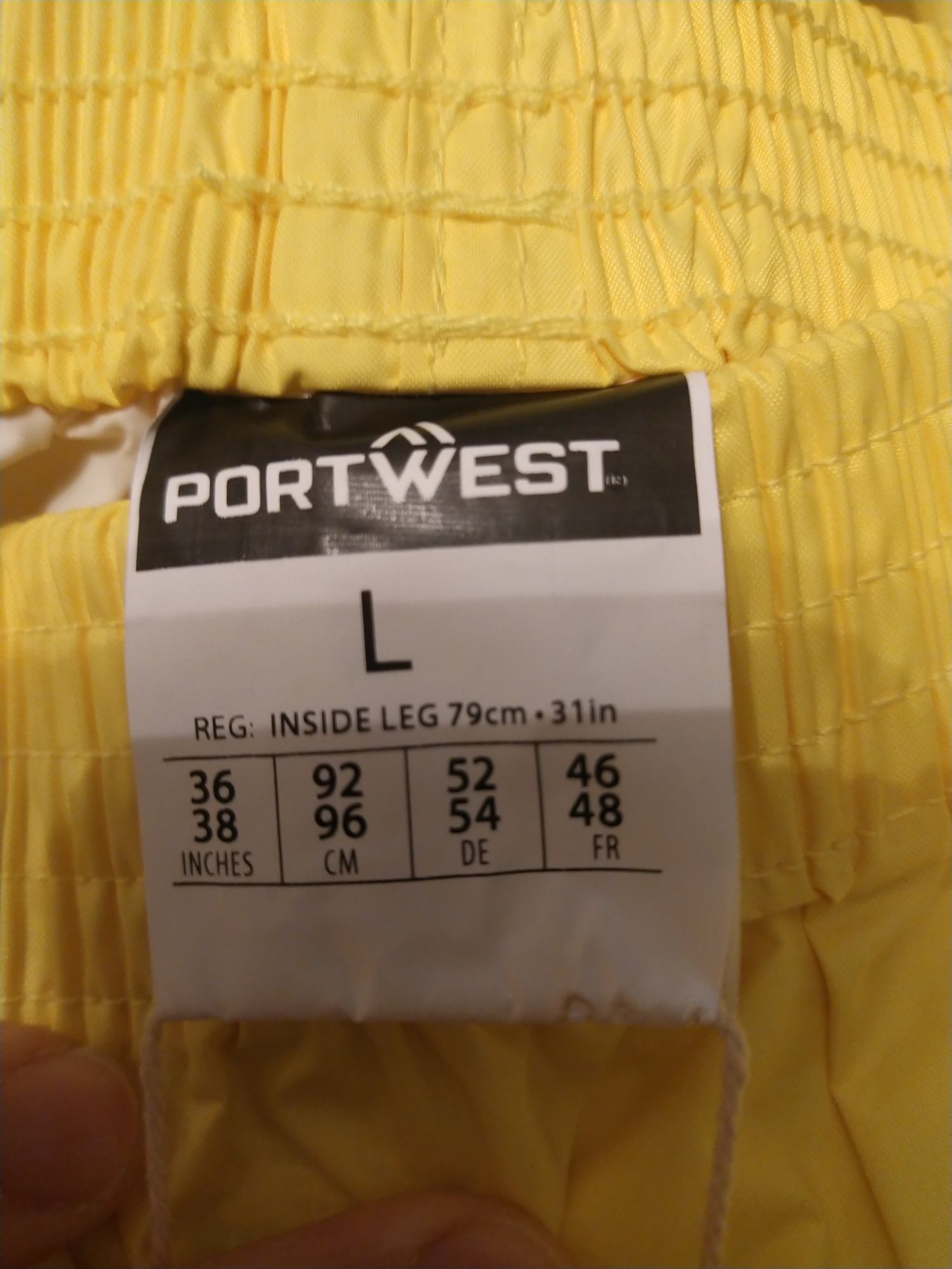 Kombinezon  żółty Portwest góra MspodnieL