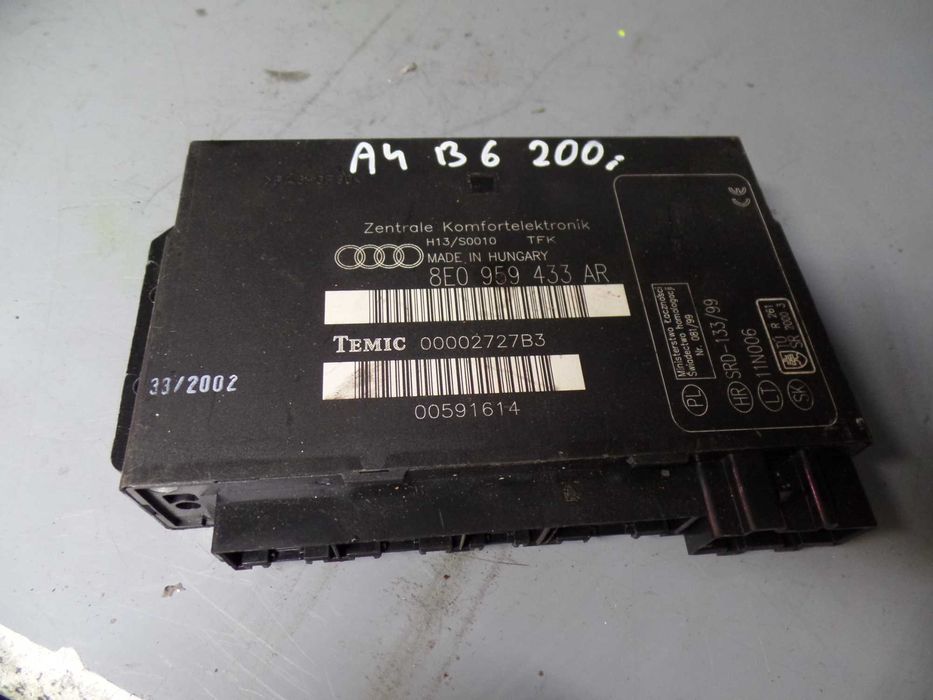 Paz5 Moduł komfortu audi a4 b6 wysyłka części