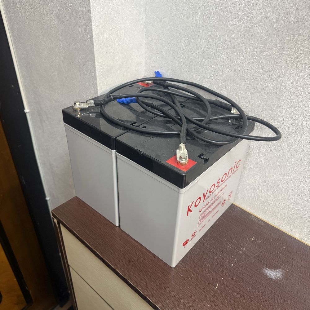 Інвертор Must PV18-3224VPM, 24 В /акб Kovosonic NP655-12 (12V55Ah) 2шт