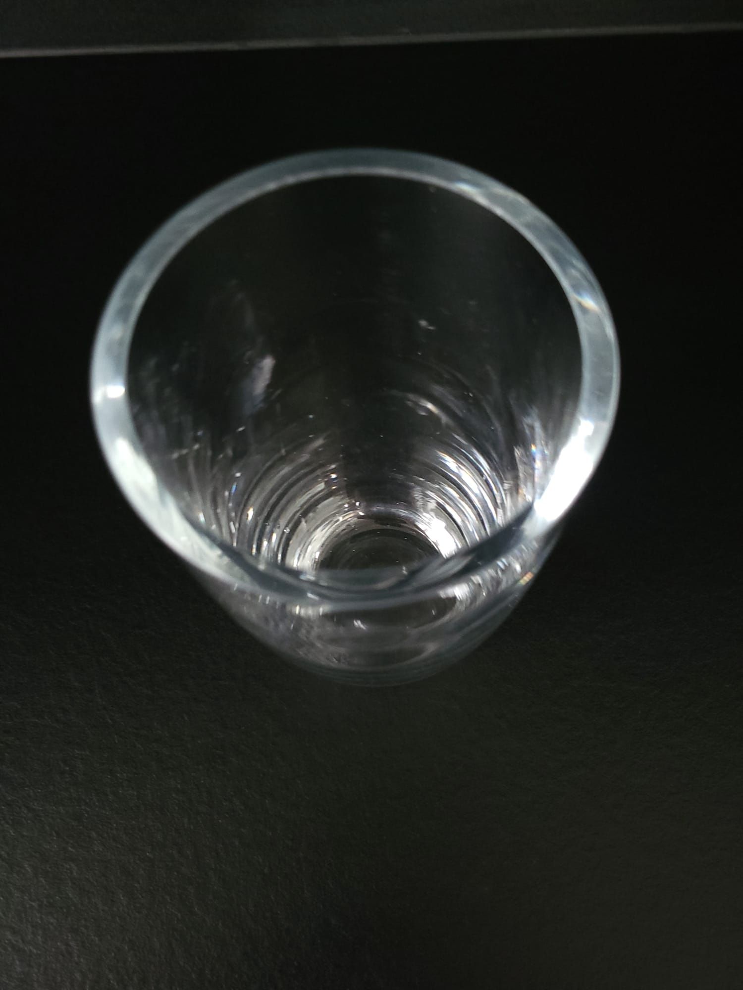 Szklany wazon 17,5 cm