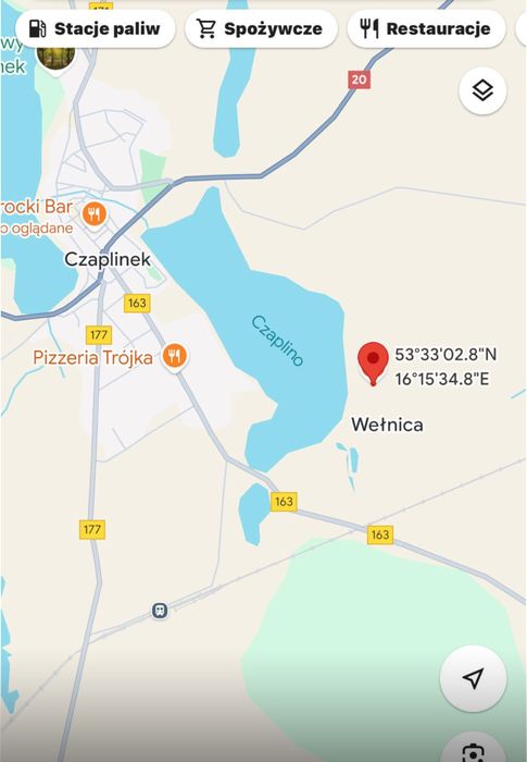 Działka przemysłowa usługowa z linią brzegową  inwestycyjna