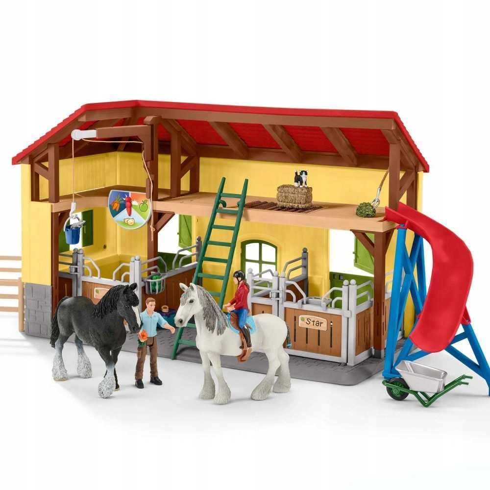 SCHLEICH Końska stajnia FIGURKI AKCESORIA Farma 42485