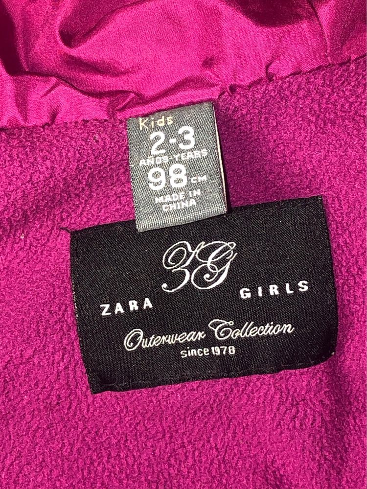 Демисезонная курточка Zara 2-3г" отключено.