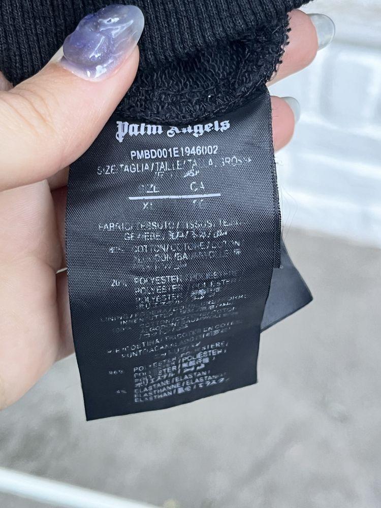 Palm angels new york sprayed hoodie rozmiar XL