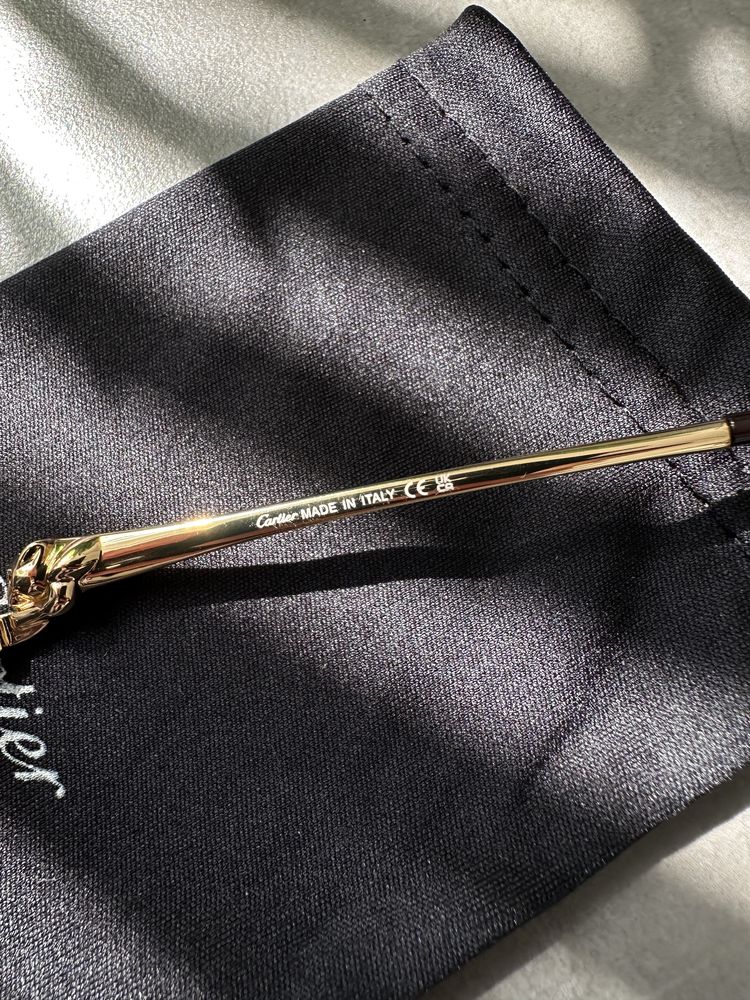 Окуляри Cartier Panthère Black/Gold CT0430S 004 AD 58/15/140