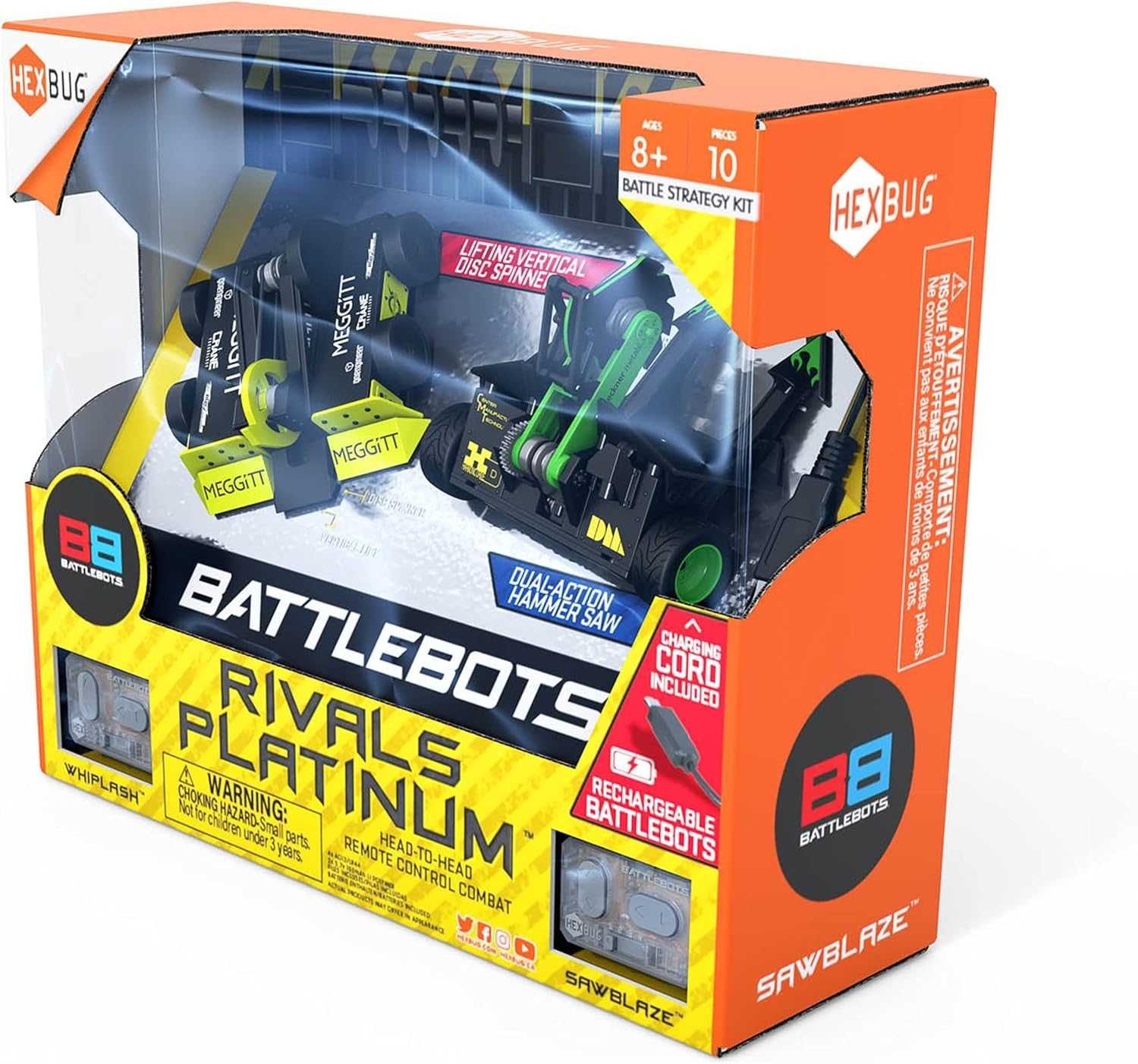 Набір Битви роботів HEXBUG BattleBots Rivals Platinum (Spin Master)