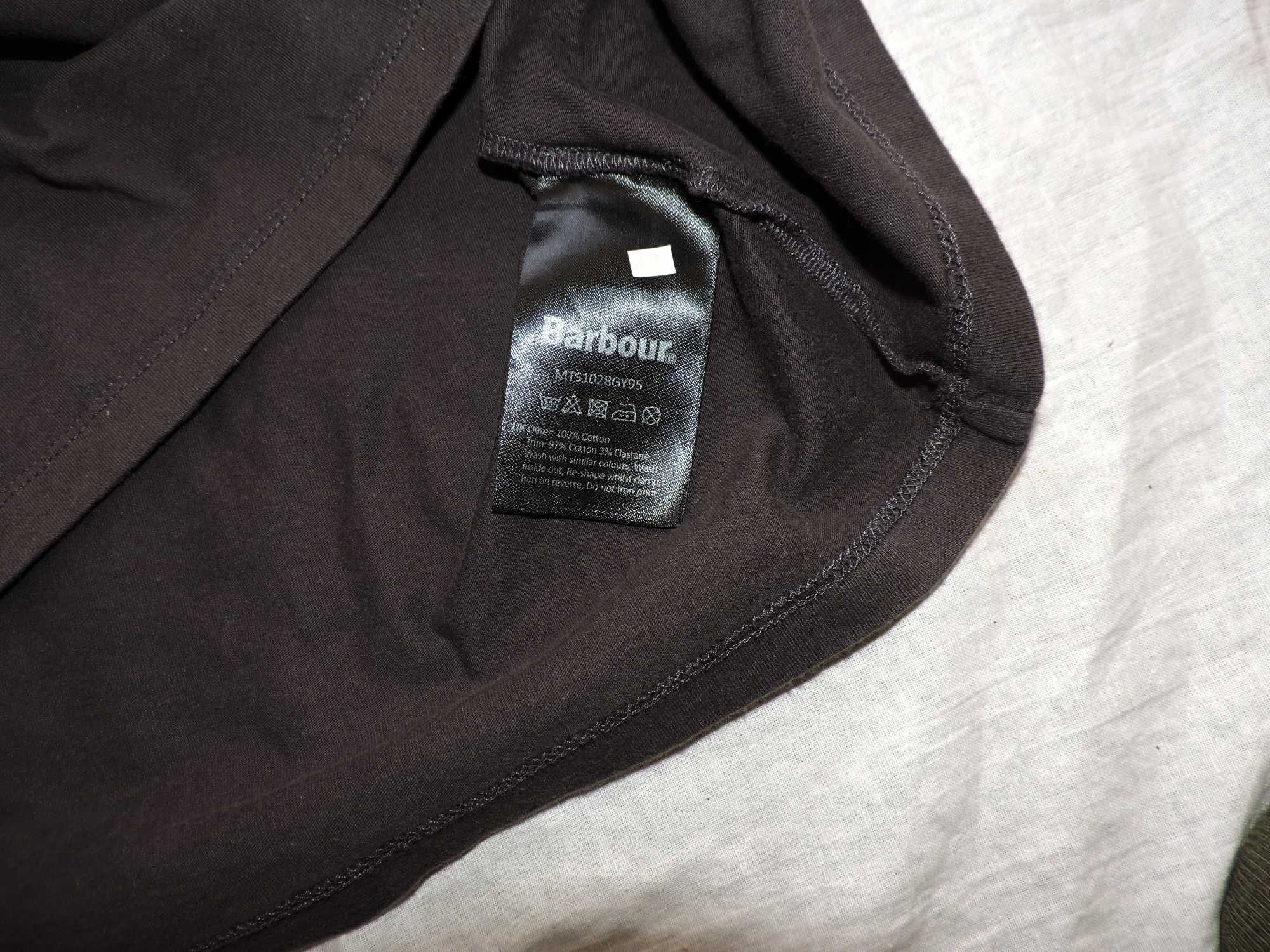 футболка Barbour big logo