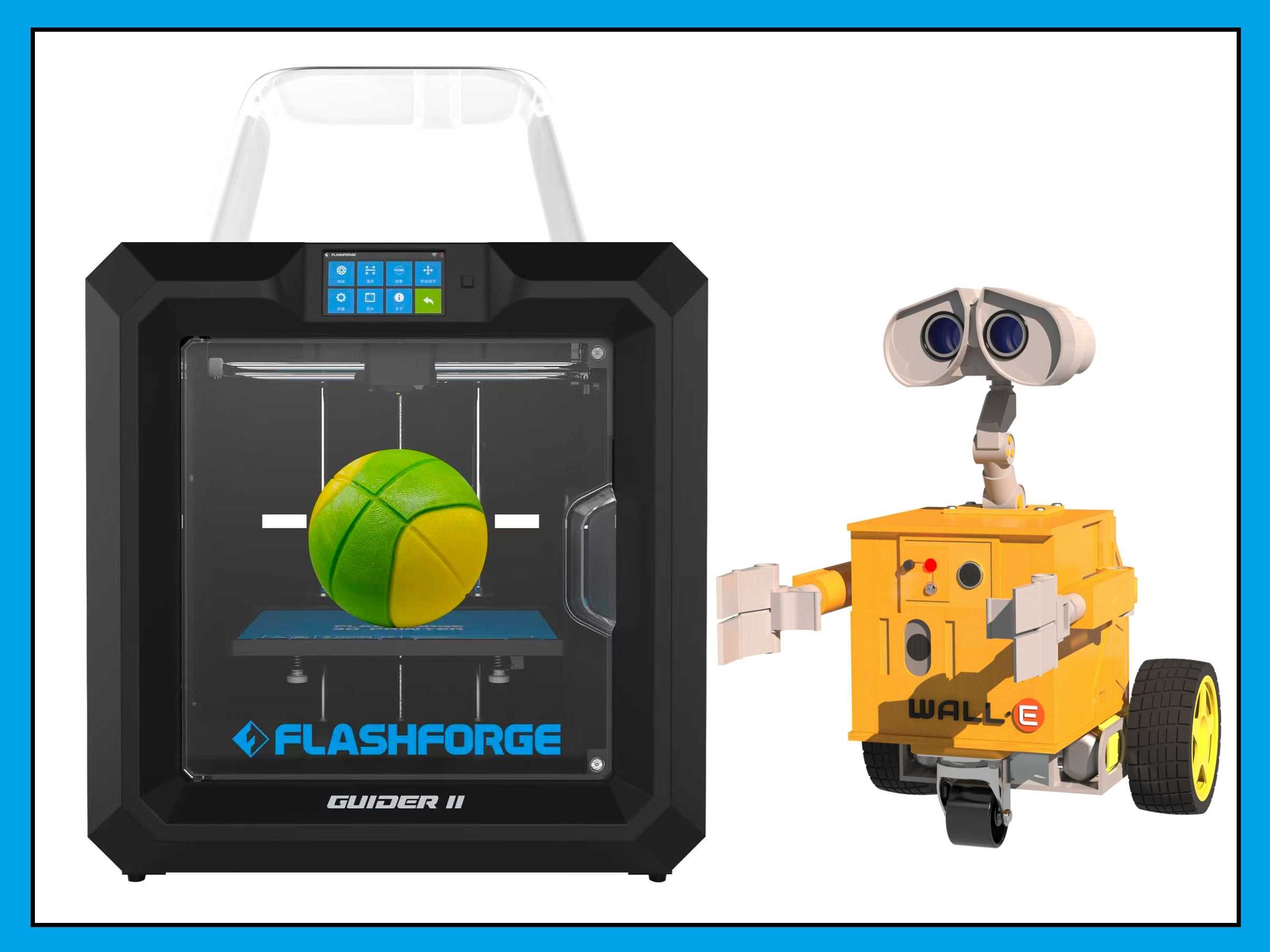 Drukarka 3D, 3D Printer, FlashForge guider II. Duże pole robocze!