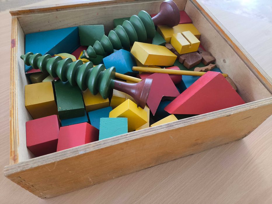 Деревянный конструктор времён СССР