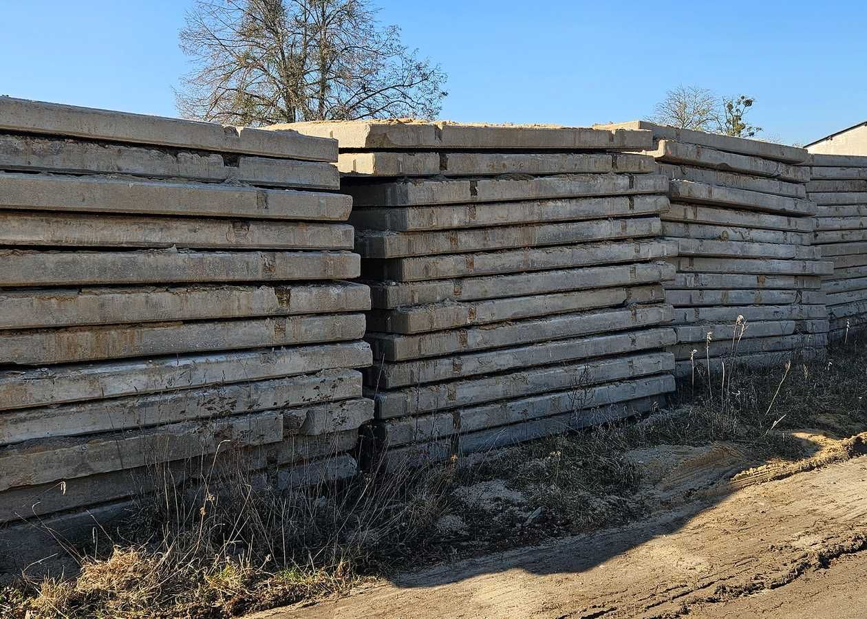 Płyty żelbetowe MON 300x150x15 - UŻYWANE