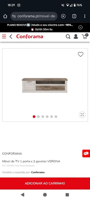 Móvel de TV Conforama