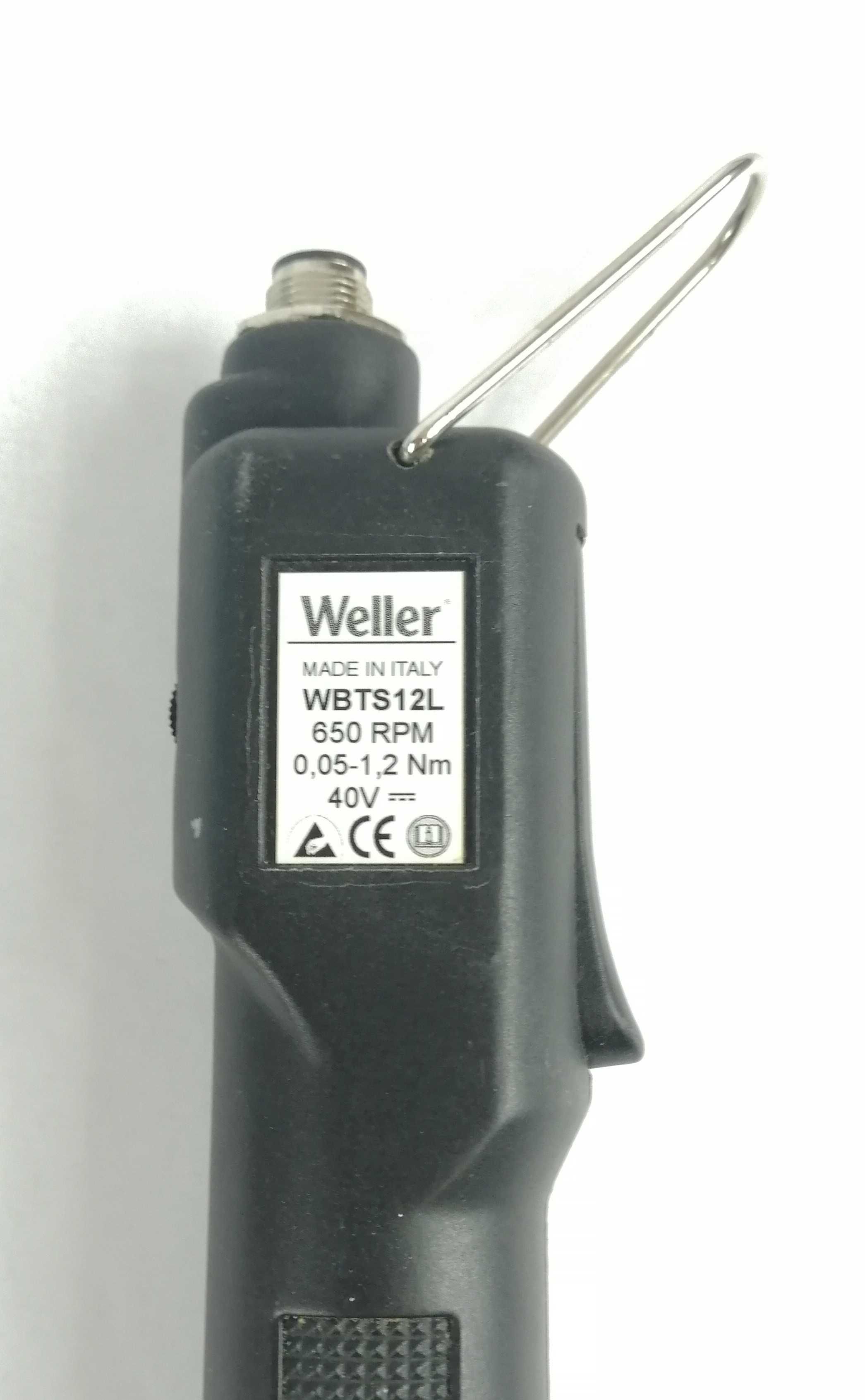 Precyzyjny wkrętak elektryczny ESD WELLER WBTS 12L + zasilacz WTS A FV