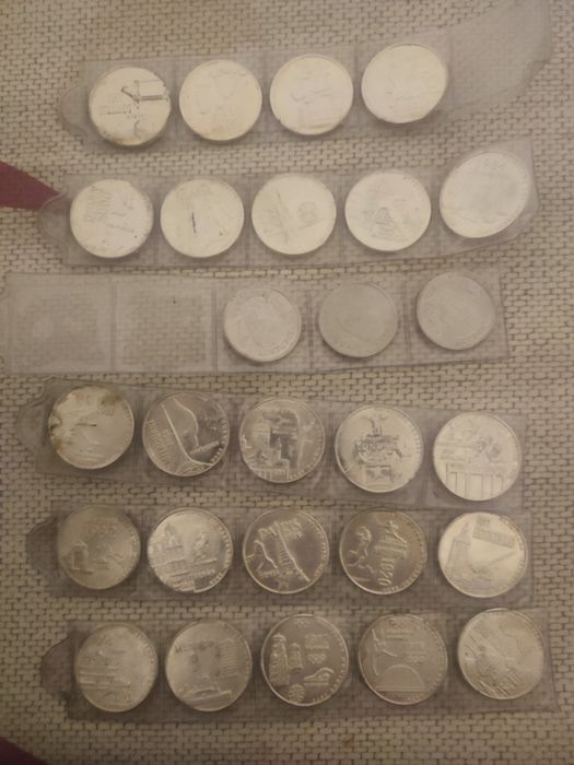 Colecção moedas e medalhas