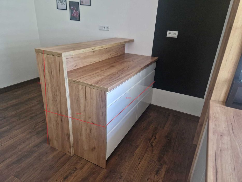 Meble kuchenne + okap i zlewozmywak